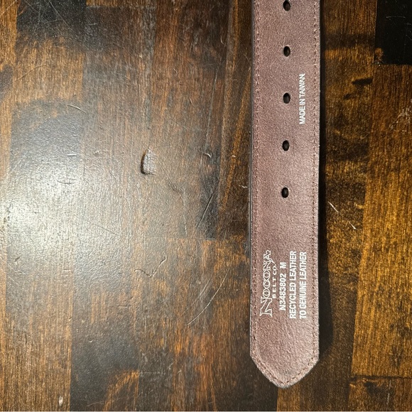 Western Embossed Leather Belt with Ornate Buckle - Picture 3 of 5